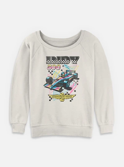 Indianapolis 500 90's Vibe Womens Slouchy Sweatshirt