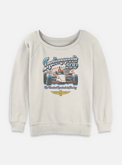 Indianapolis 500 Chrome Womens Slouchy Sweatshirt