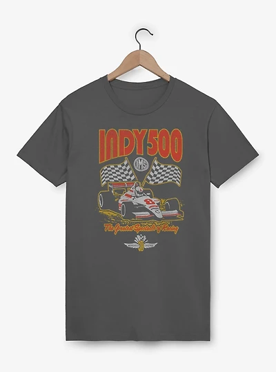 Indianapolis 500 Checkered Flags Racing Garment Dye T-Shirt