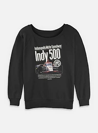 Indianapolis 500 Cover Ad Womens Slouchy Sweatshirt