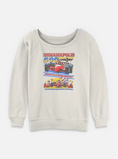 Indianapolis 500 Pit Stop Womens Slouchy Sweatshirt