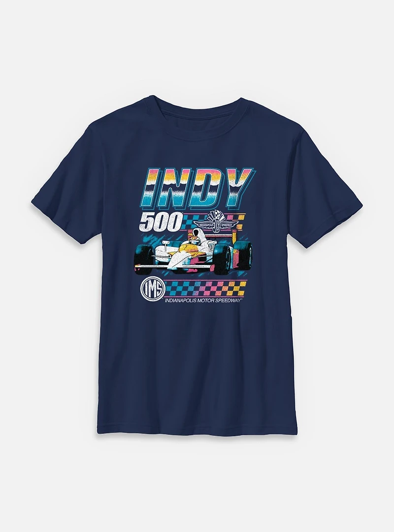 Indianapolis 500 Vintage Neon Youth T-Shirt
