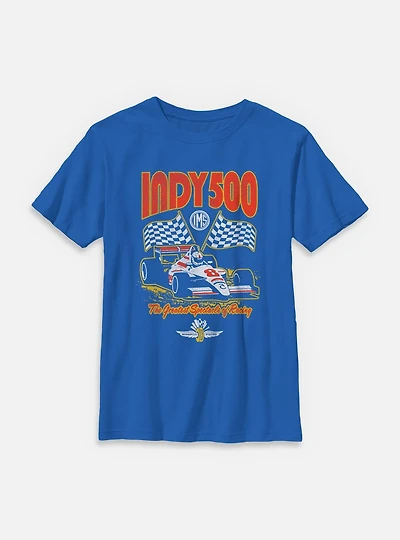 Indianapolis 500 Checkered Flags Racing Youth T-Shirt
