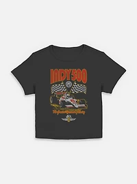 Indianapolis 500 Checkered Flags Racing Women Baby T-Shirt