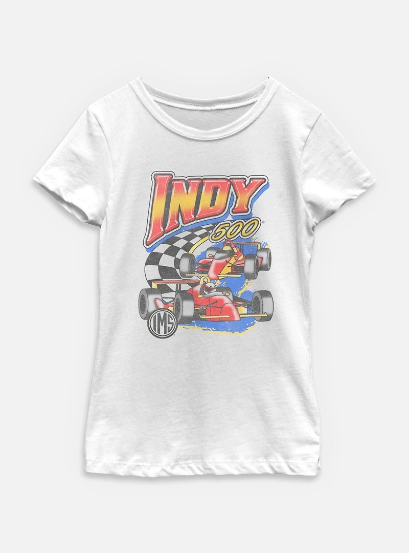 Indianapolis 500 Vinatge Racing Youth Girls T-Shirt