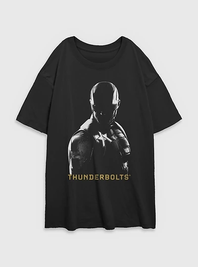 Marvel Thunderbolts* John Walker U.S. Agent Shadows Womens Oversized T-Shirt