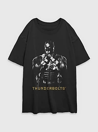 Marvel Thunderbolts* Red Guardian Shadows Womens Oversized T-Shirt