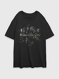 Marvel Thunderbolts* Team Members Womens Oversized T-Shirt
