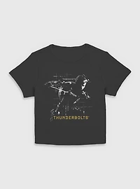 Marvel Thunderbolts* Taskmaster Silhouette Women Baby T-Shirt