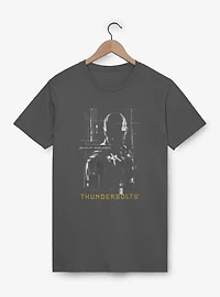 Marvel Thunderbolts* John Walker U.S. Agent Silhouette Garment Dye T-Shirt