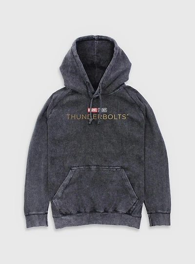 Marvel Thunderbolts* Logo Mineral Wash Hoodie