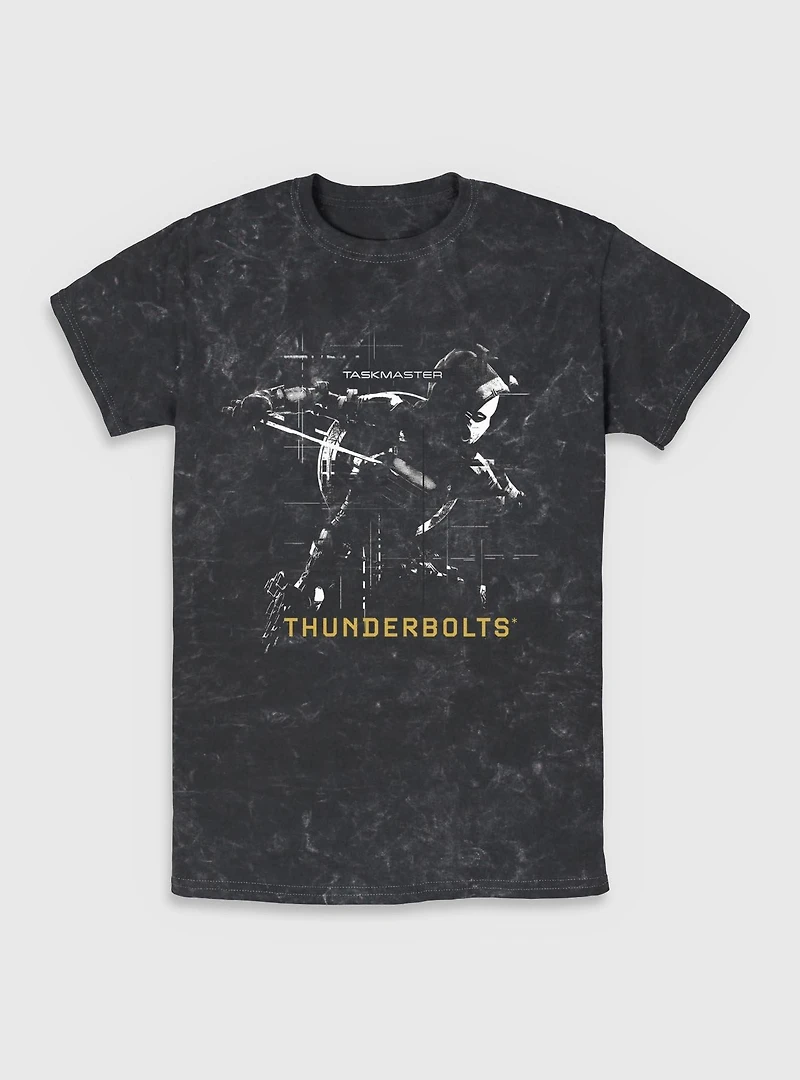 Marvel Thunderbolts* Taskmaster Silhouette Mineral Wash T-Shirt