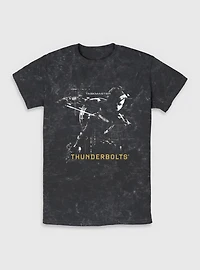 Marvel Thunderbolts* Taskmaster Silhouette Mineral Wash T-Shirt