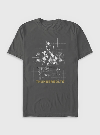Marvel Thunderbolts* Red Guardian Silhouette Garment Dye T-Shirt