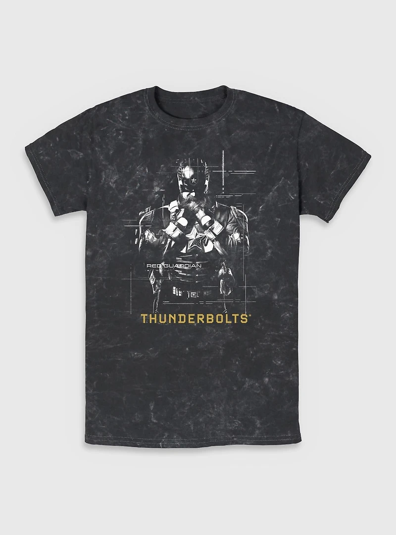 Marvel Thunderbolts* Red Guardian Silhouette Mineral Wash T-Shirt