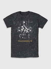 Marvel Thunderbolts* Red Guardian Silhouette Mineral Wash T-Shirt