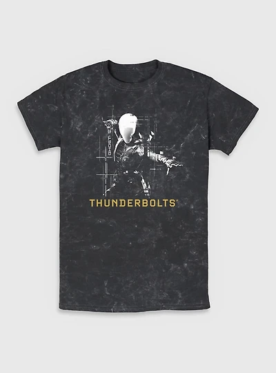 Marvel Thunderbolts* Ghost Silhouette Mineral Wash T-Shirt