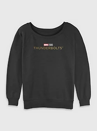 Marvel Thunderbolts* Logo Womens Slouchy Sweatshirt
