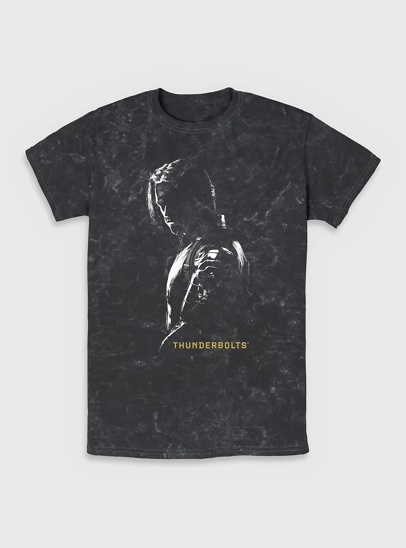Marvel Thunderbolts* Bucky Barnes Winer Solider Shadows Mineral Wash T-Shirt