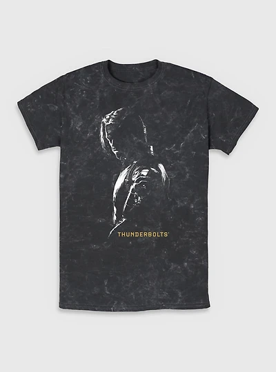 Marvel Thunderbolts* Bucky Barnes Winer Solider Shadows Mineral Wash T-Shirt