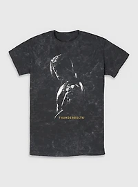 Marvel Thunderbolts* Bucky Barnes Winer Solider Shadows Mineral Wash T-Shirt
