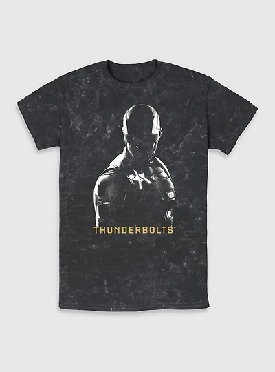 Marvel Thunderbolts* John Walker U.S. Agent Shadows Mineral Wash T-Shirt