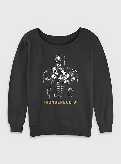 Marvel Thunderbolts* Red Guardian Shadows Womens Slouchy Sweatshirt