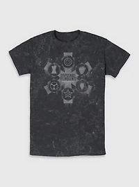 Marvel Thunderbolts* Disposable Delinquents Logos Mineral Wash T-Shirt