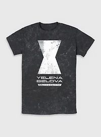 Marvel Thunderbolts* Yelena Belova Logo Mineral Wash T-Shirt