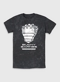 Marvel Thunderbolts* Bucky Barnes Winter Soldier Logo Mineral Wash T-Shirt