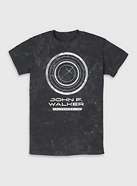 Marvel Thunderbolts* John Walker U.S. Agent Logo Mineral Wash T-Shirt