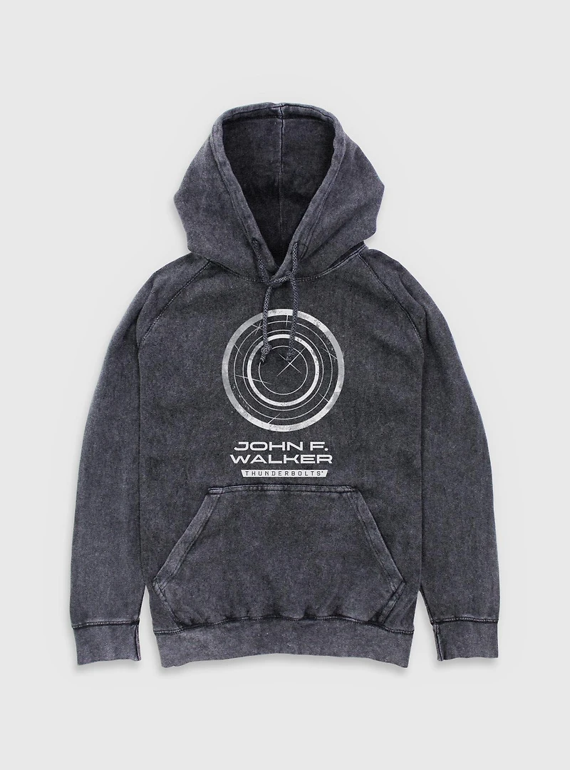 Marvel Thunderbolts* John Walker U.S. Agent Logo Mineral Wash Hoodie