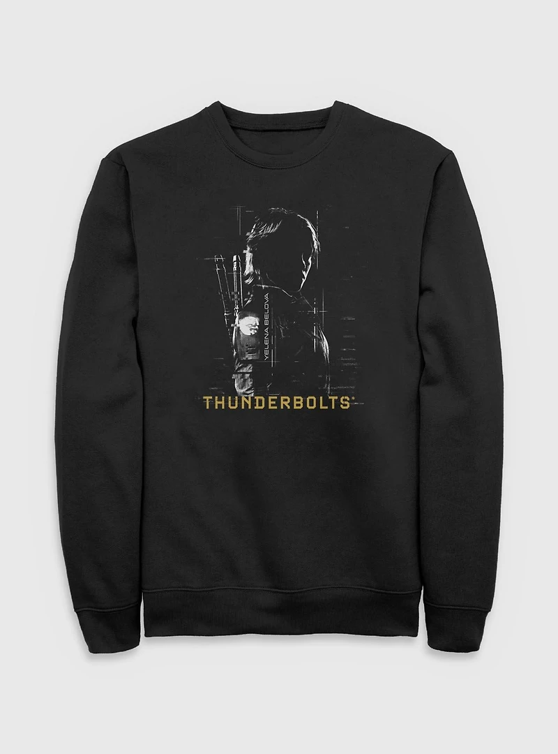 Marvel Thunderbolts* Yelena Silhouette Sweatshirt