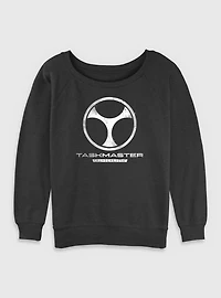 Marvel Thunderbolts* Taskmaster Logo Womens Slouchy Sweatshirt