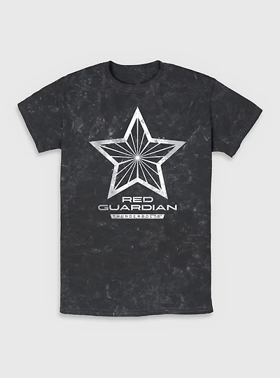 Marvel Thunderbolts* Red Guardian Logo Mineral Wash T-Shirt