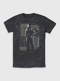 Marvel Thunderbolts* Bucky Barnes Winter Soldier Pose Mineral Wash T-Shirt