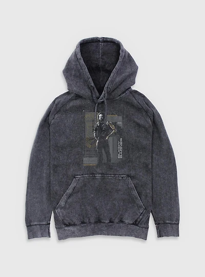 Marvel Thunderbolts* Bucky Barnes Winter Soldier Pose Mineral Wash Hoodie