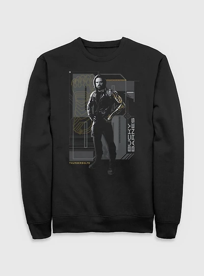 Marvel Thunderbolts* Bucky Barnes Winter Soldier Pose Sweatshirt
