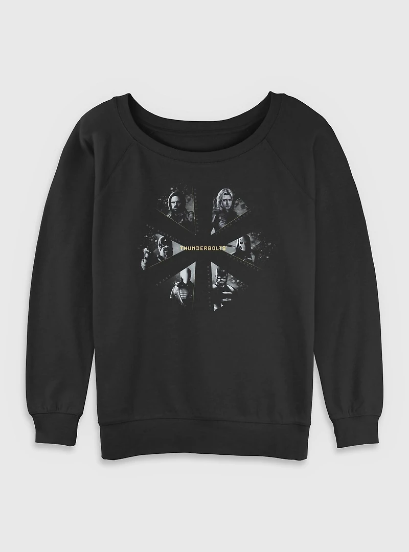 Marvel Thunderbolts* Team Womens Slouchy Sweatshirt
