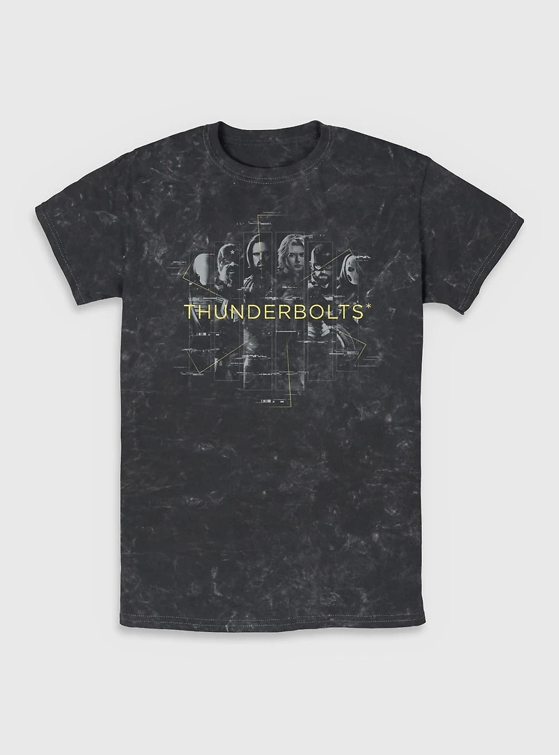 Marvel Thunderbolts* Team Members Mineral Wash T-Shirt