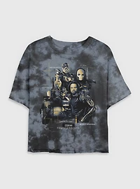 Marvel Thunderbolts* Team Pose Tie Dye Crop Womens T-Shirt