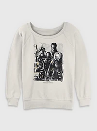 Marvel Thunderbolts* Group Womens Slouchy Sweatshirt