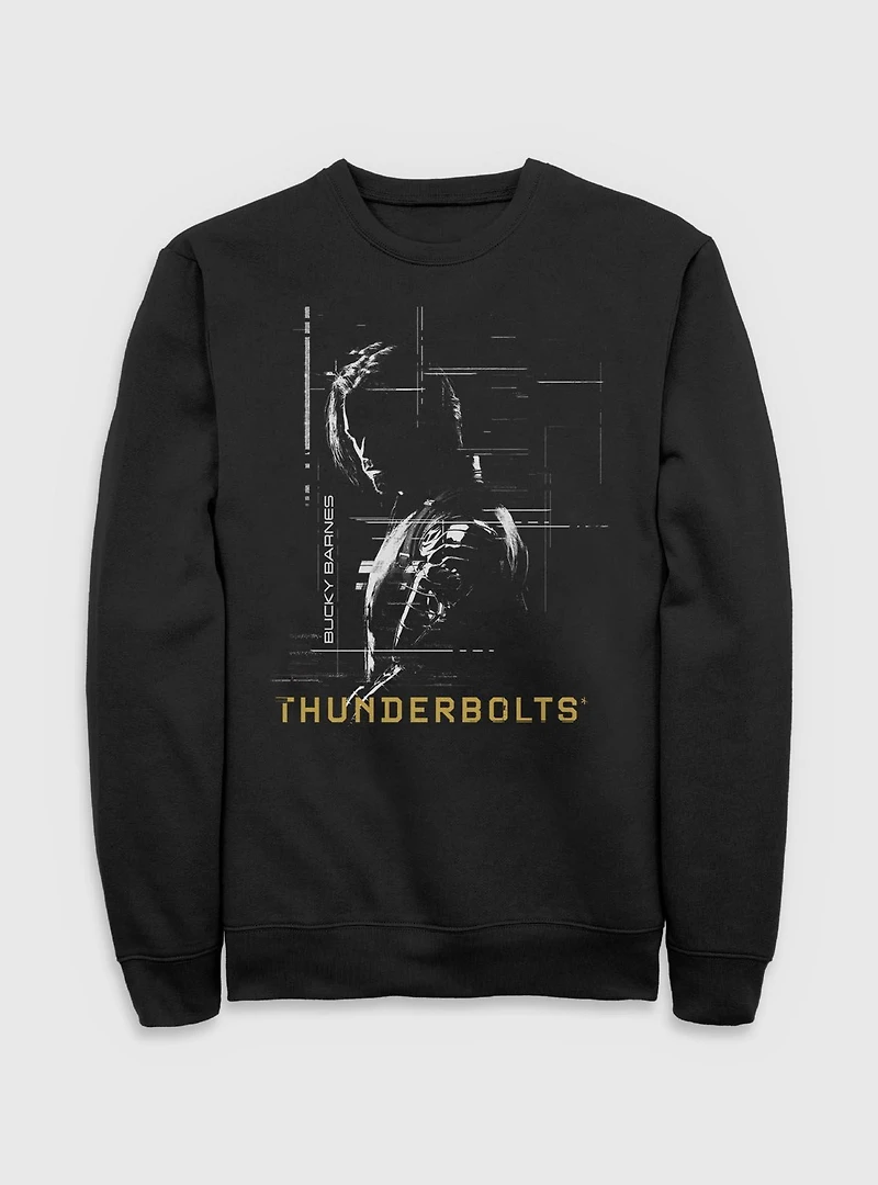 Marvel Thunderbolts* Bucky Barnes Winter Soldier Silhouette Sweatshirt