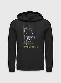 Marvel Thunderbolts* Bucky Barnes Winter Soldier Silhouette Hoodie