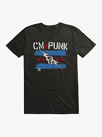 WWE CM Punk Lightning Bolt T-Shirt