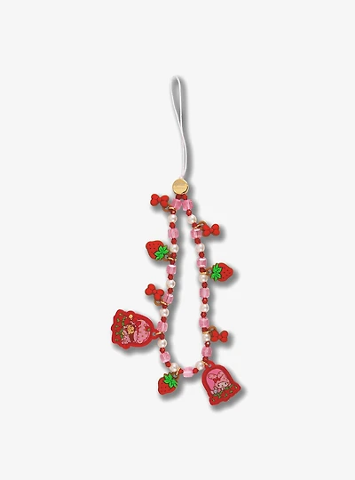 Sonix My Melody x Strawberry Shortcake Beaded Phone Charm