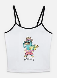 Disney Phineas and Ferb Agent P Summer Ready Womens Cami Tank Top