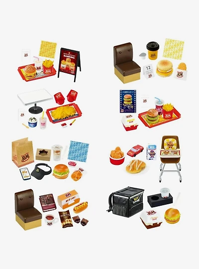 Re-ment Burger Shop R&M Blind Box Set