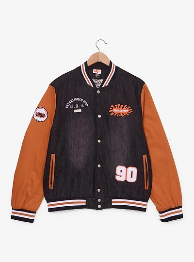 Nickelodeon Studios Denim Varsity Jacket (BoxLunch 10th Anniversary) — BoxLunch Exclusive