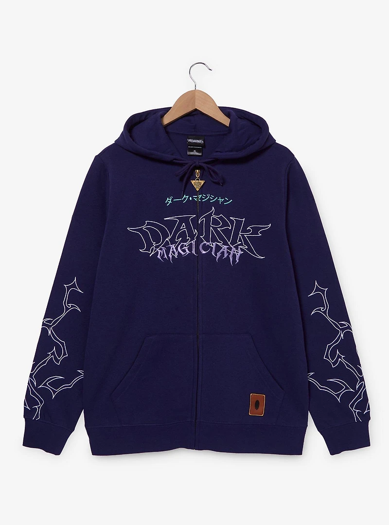 Yu-Gi-Oh! Dark Magician Embroidered Zippered Hoodie - BoxLunch Exclusive